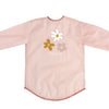 Petit tablier de mess hollandais fleurs roses.