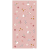 Little Dutch Pink Flowers serviette de plage 60x120 cm rose clair