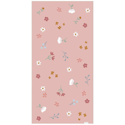Little Dutch Pink Flowers serviette de plage 60x120 cm rose clair