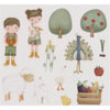 Petite ferme hollandaise de stickers vitrine