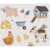 Petite ferme hollandaise de stickers vitrine