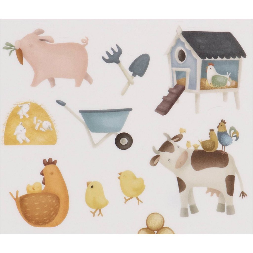 Petite ferme hollandaise de stickers vitrine