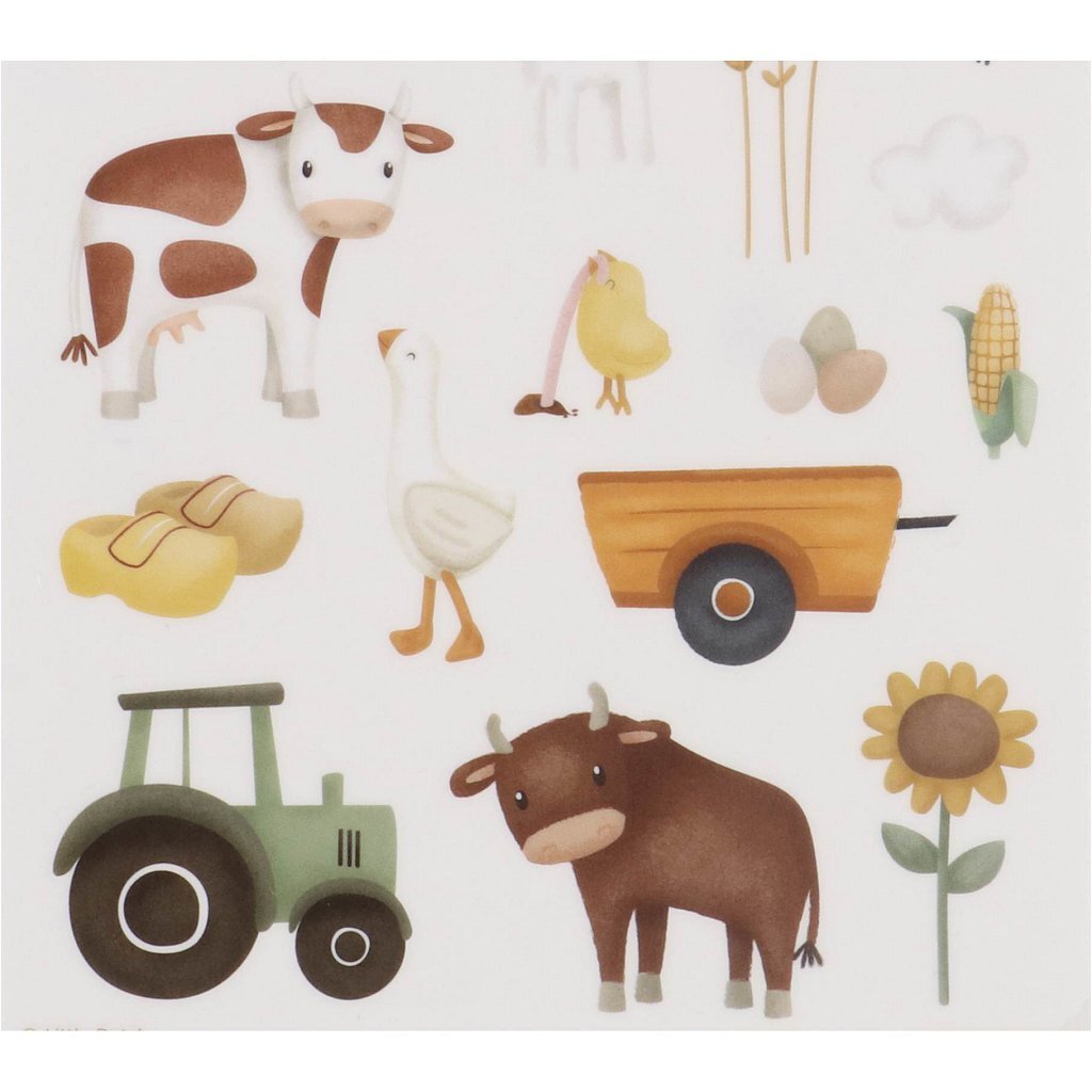Petite ferme hollandaise de stickers vitrine