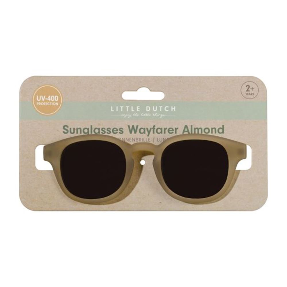 Lunettes de soleil Little Dutch en amande.