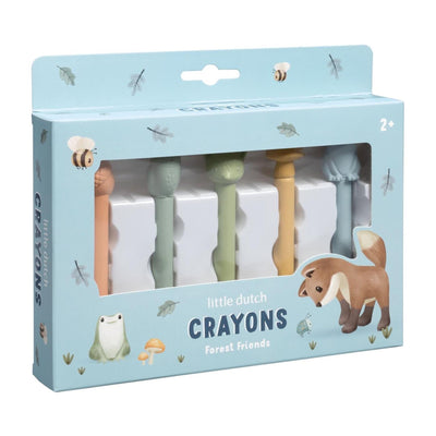 Petits crayons de cire hollandais amis de la forêt