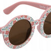 Petites lunettes de soleil hollandaises rondes à fleurs.