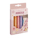 Crayons courts et épais Little Dutch Rosa 6 pièces | 2 pièces