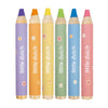 Crayons courts et épais Little Dutch Rosa 6 pièces | 2 pièces