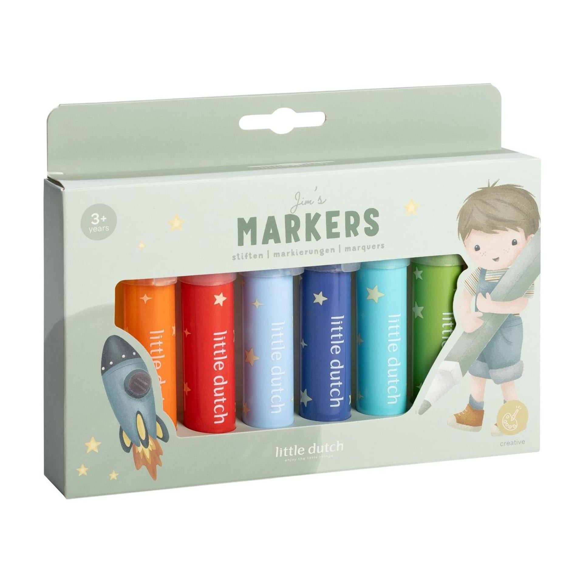Feutres Little Dutch Jim, 8 pièces