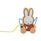 Figurine en bois Miffy avec perles