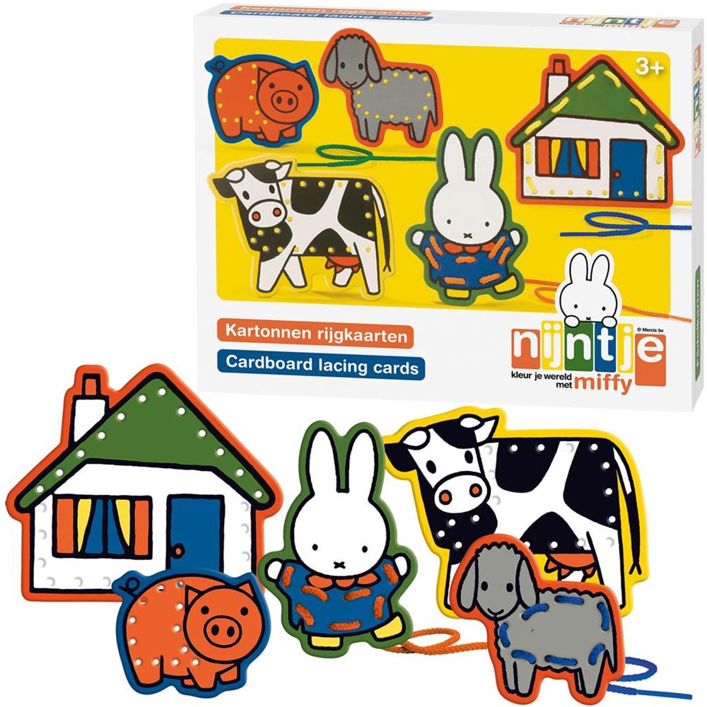Ferme de cartes de filetage miffy