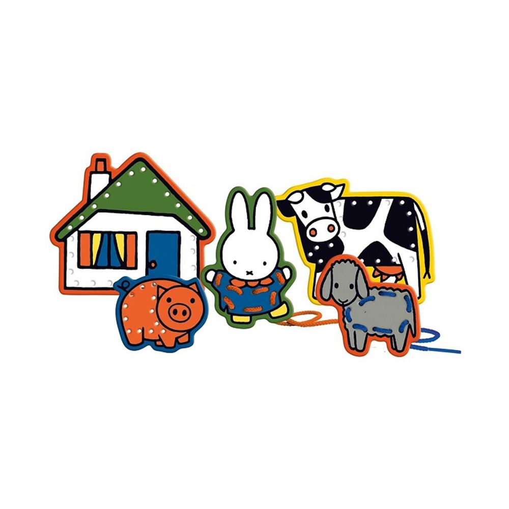 Ferme de cartes de filetage miffy