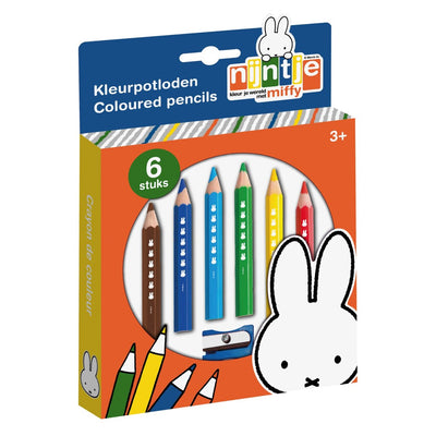 Crayons de couleur en bois Miffy, 6e.
