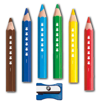 Crayons de couleur en bois Miffy, 6e.
