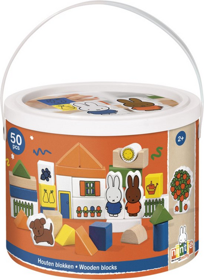 Toys Bambolino Blockton Wood Miffy, 50dlg.