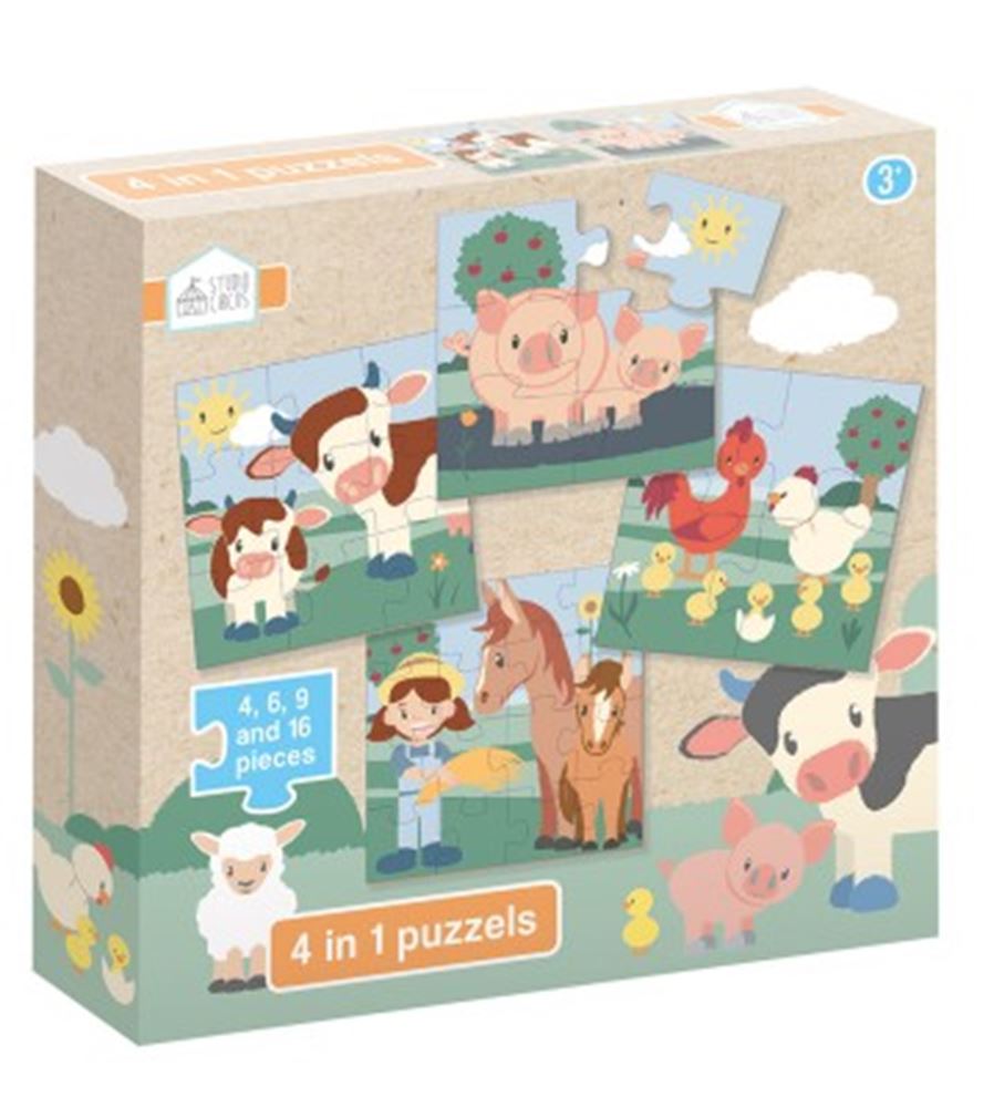 Puzzle 4 en 1 Studio Cirque. 3+