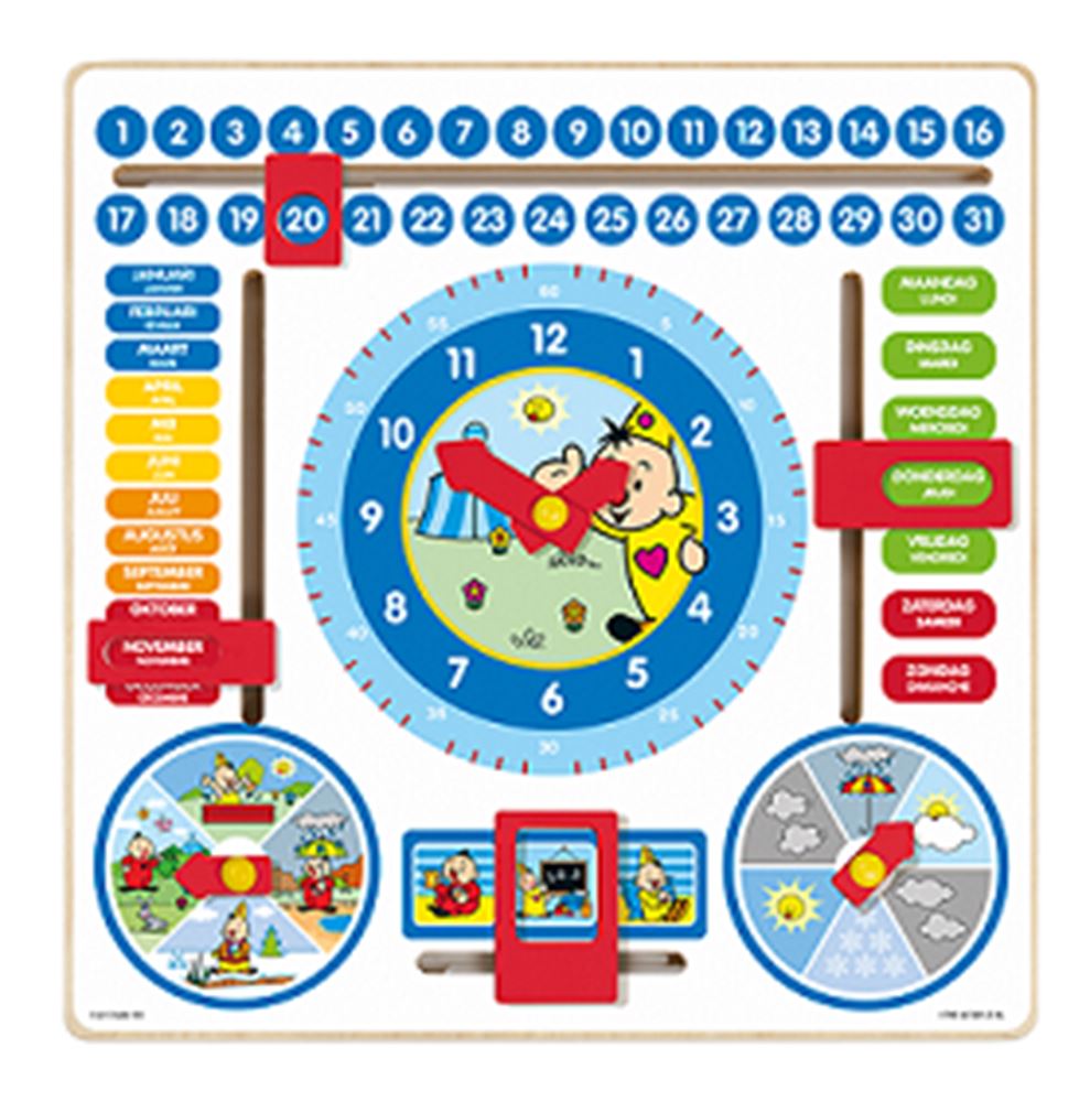 Bambolino Toys Calendrier en bois
