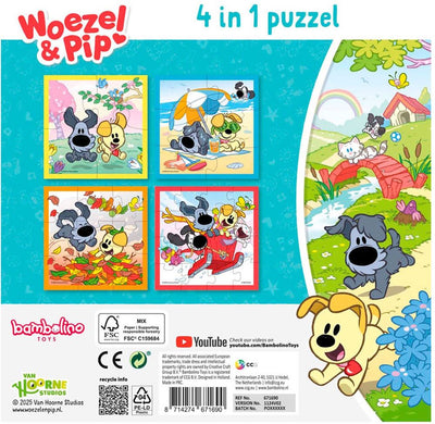 Bambolino Toys Wezel Pip 4-1 Puzzle