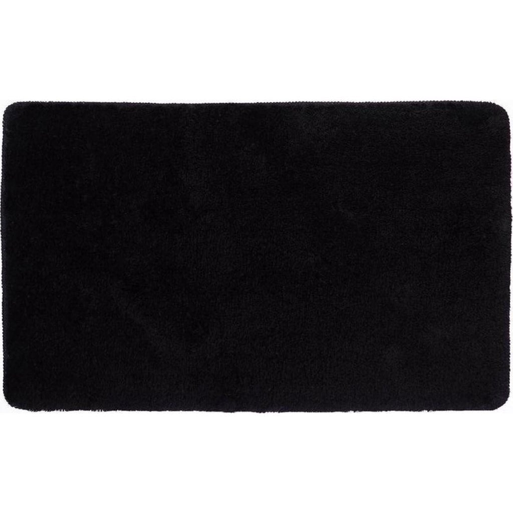 Maison hollandaise maison hollandaise cote d #039;azur tapis de bain 60x90 cm noir