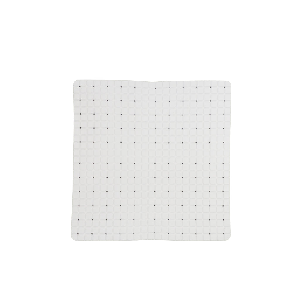Maison néerlandaise House House Anti -slip Mat de douche 55x55 cm blanc