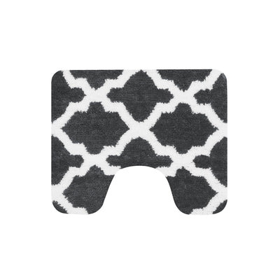 Maison hollandaise hollandaise tooulon toilette mat 60x50 cm anthracite blanc