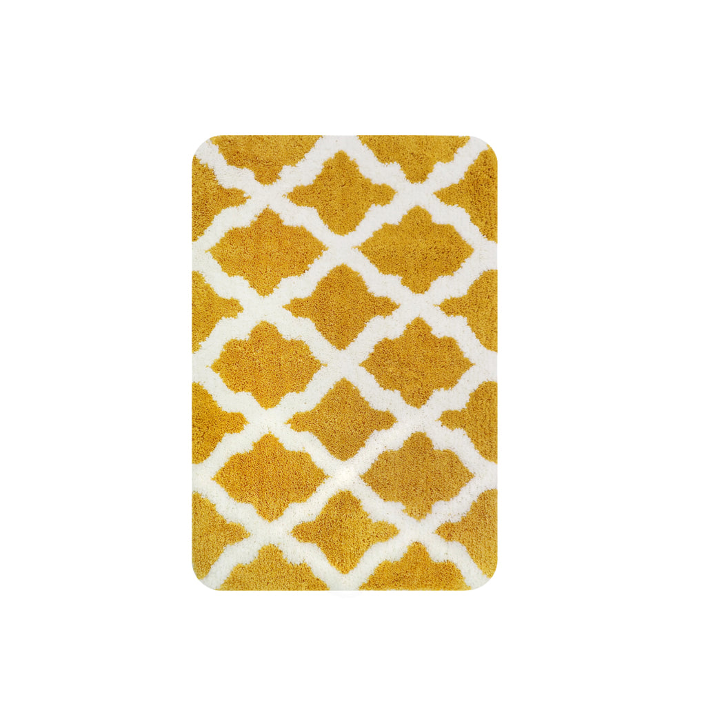 Maison hollandaise House House Bath Mat Toulon 60x90 cm ocre