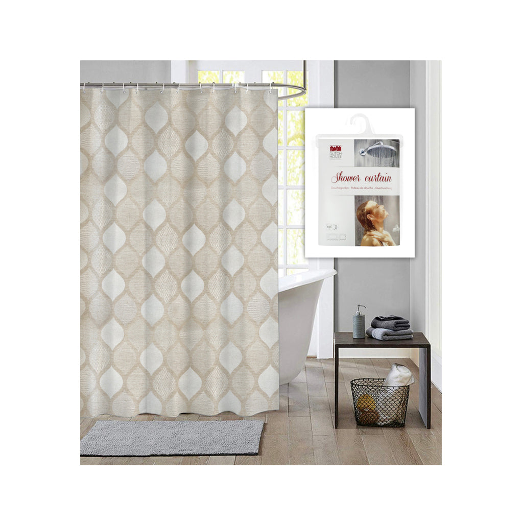 Maison hollandaise Herlandais House Curtain Brest 180x200 cm Brown