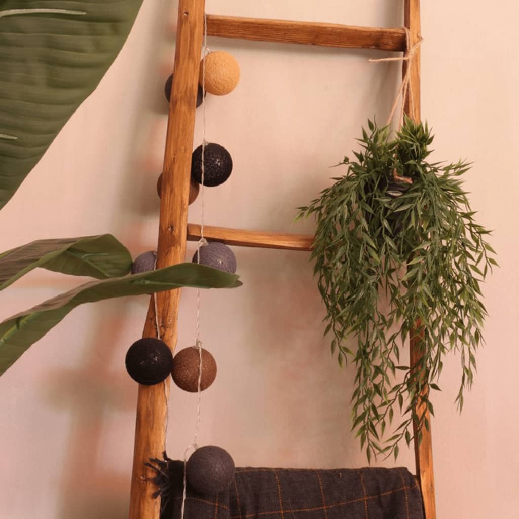 Emeraud Emerald Artificial Plant suspendu dans le bambou en pot 50 cm