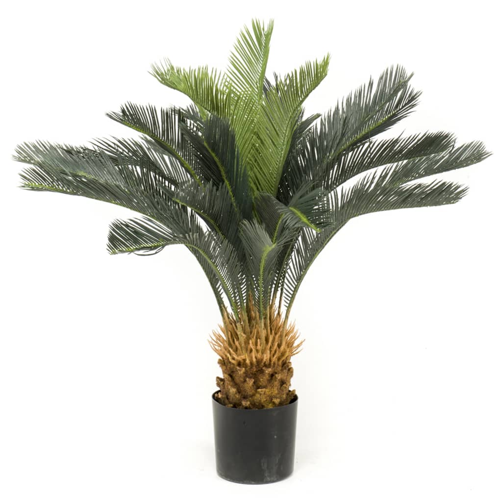 Émeraude émeraude kunstboom dans le pot cycas révoluta 80 cm
