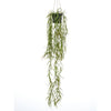 Emerald Emerald Plant artificiel suspendu dans un pot de lavage de fleur 80 cm