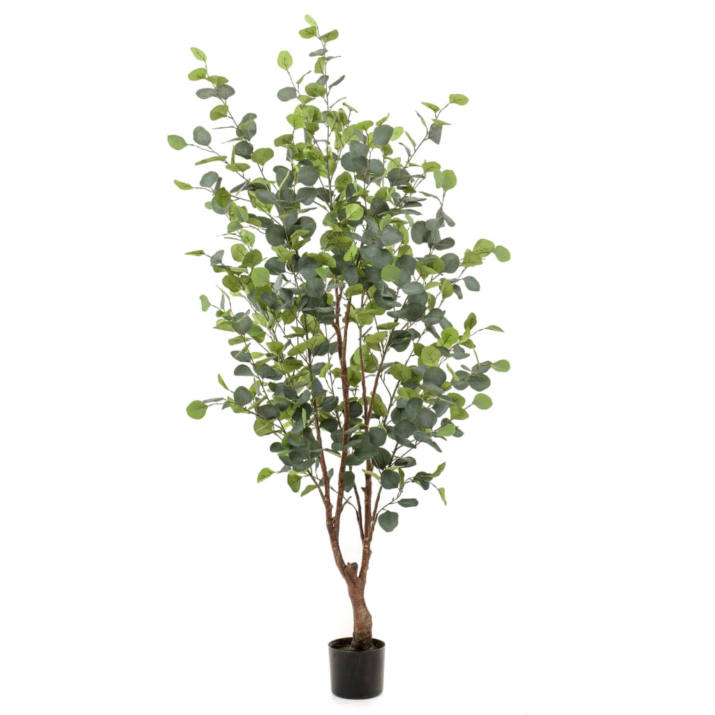 Émeraude émeraude kunstboom dans le pot eucalyptus 140 cm