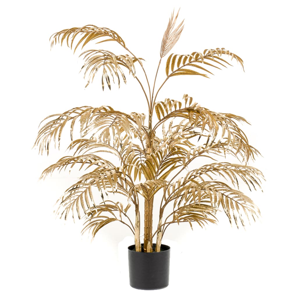Emeraud Emerald Art Plant Areca Palm Tree 105 cm Couleurs d'or