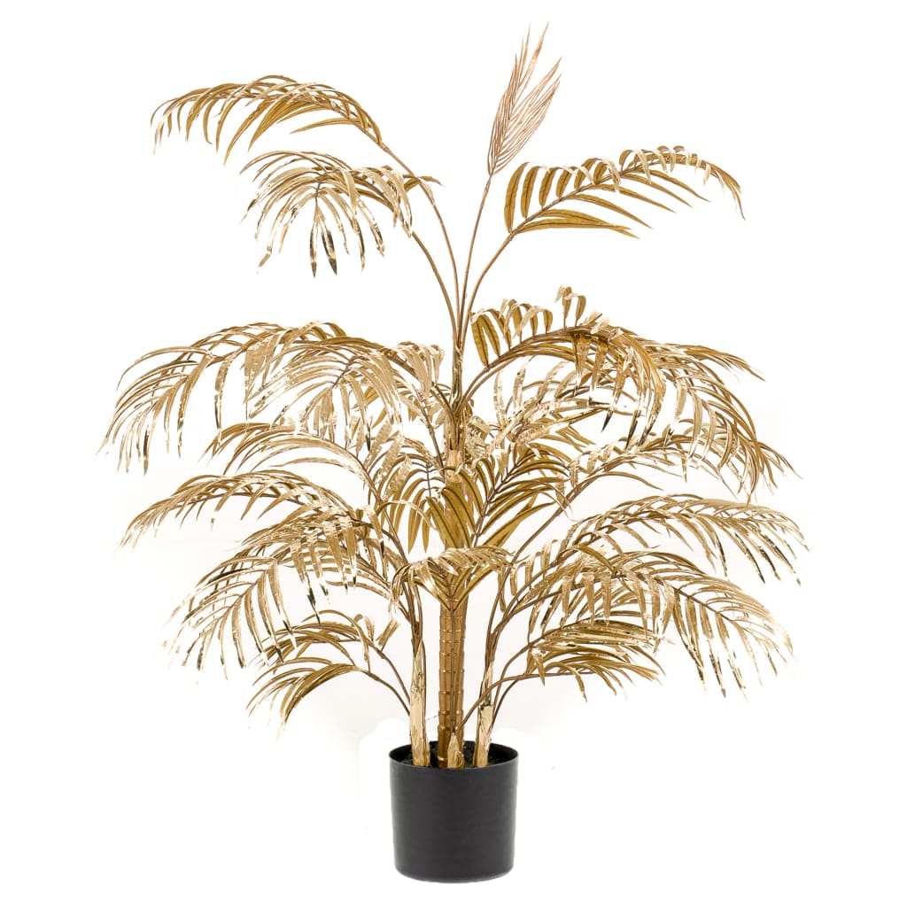 Emeraud Emerald Art Plant Areca Palm Tree 105 cm Couleurs d'or