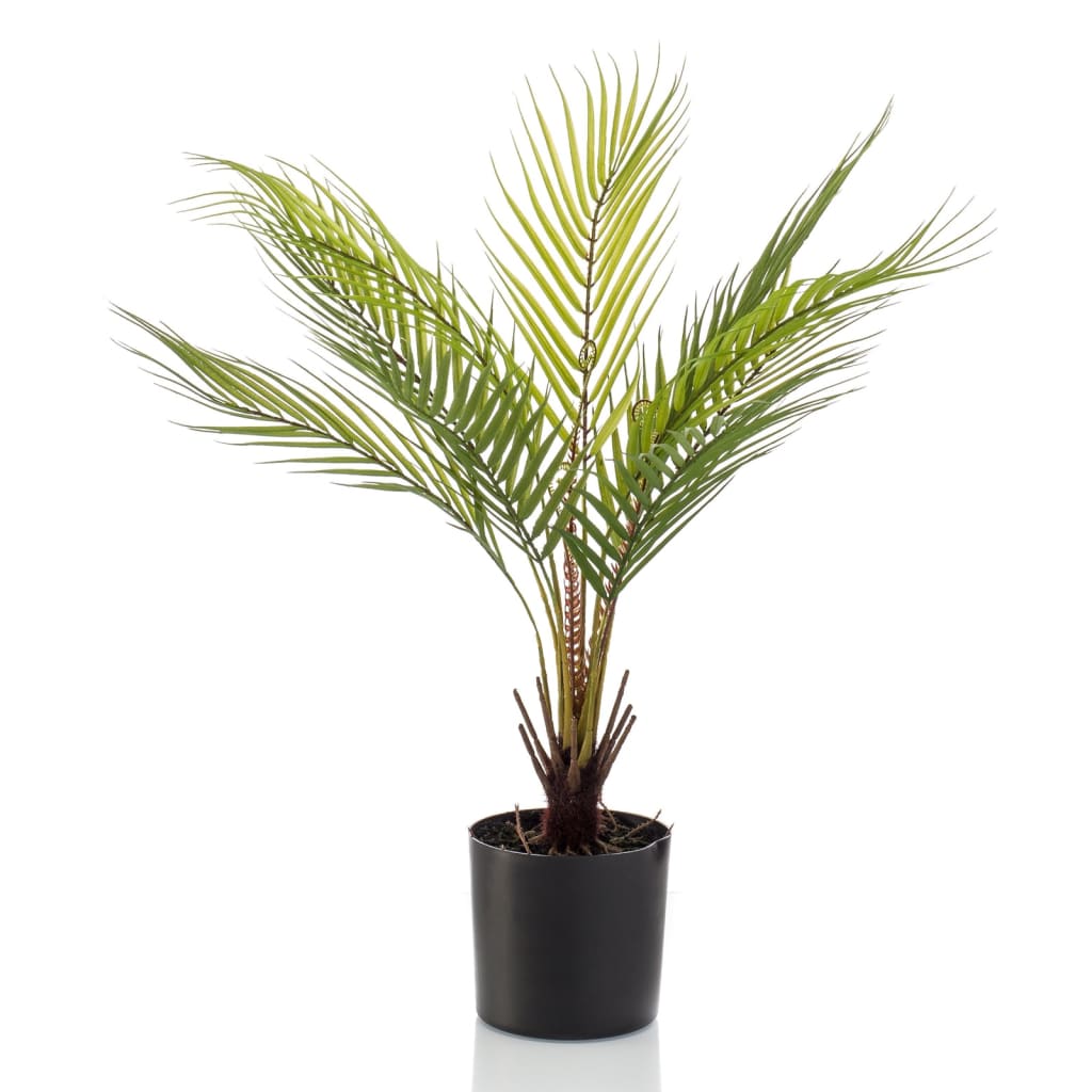 Plante d'art émeraude émeraude en pot Chamaedorea Palm 50 cm