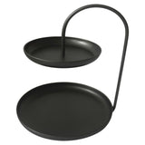 Lesli Living Lesli Living Etagère 2-LAAGS Julie 31x30x40 cm noir - afbeelding 1