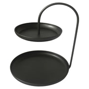 Lesli Living Lesli Living Etagère 2-LAAGS Julie 31x30x40 cm noir - afbeelding 1