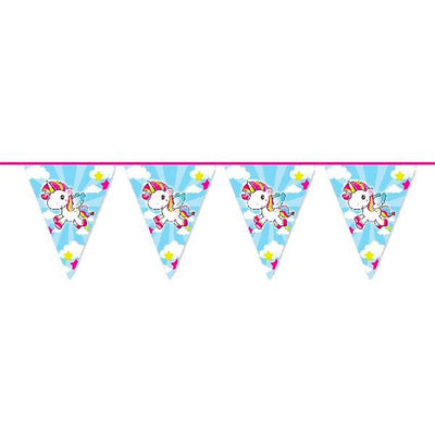 Ligne de drapeau de la licorne