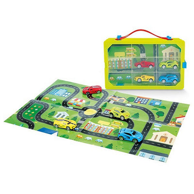 Coffret collector Turbo Racers Turbo Racers + 4 voitures #039;s + poster de jeu