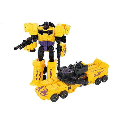 Les roboforces changent la voiture robot jaune