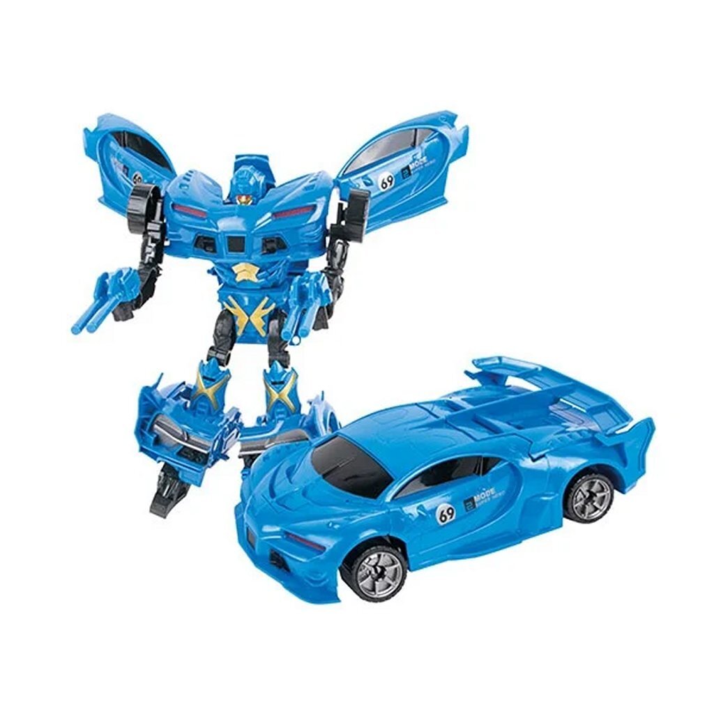 Les roboforces changent la voiture robot jaune