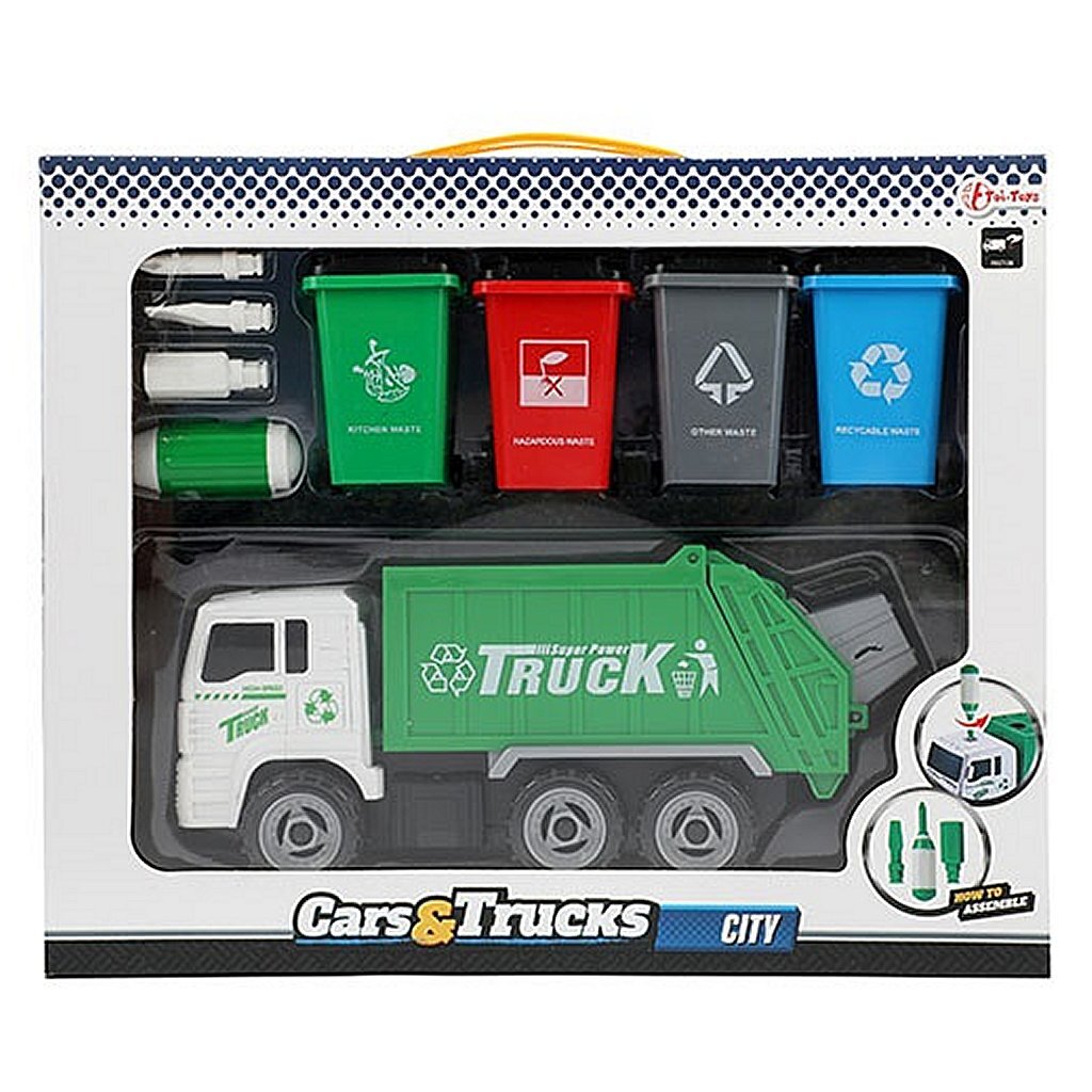 Voitures camions camions camion à ordures + accessoires