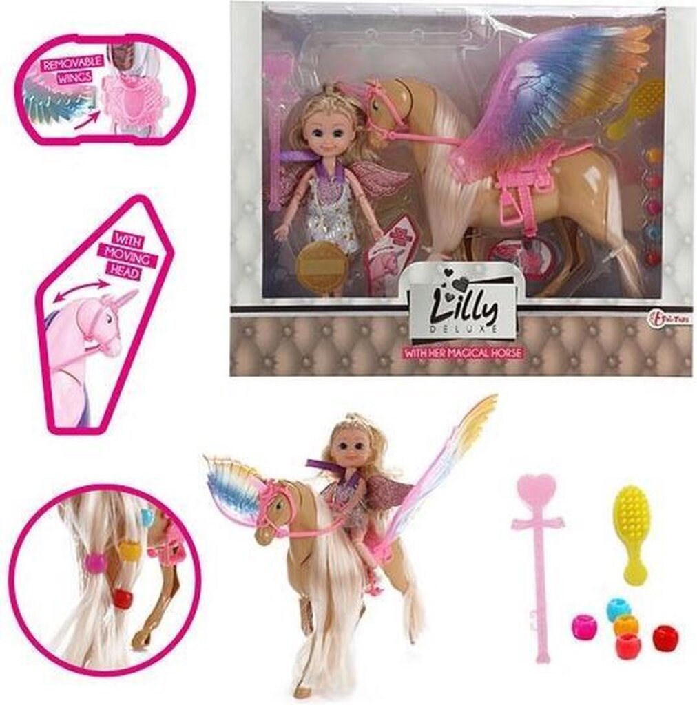Lilly Lilly Teen Pop 15cm avec une licorne mobile Lauren