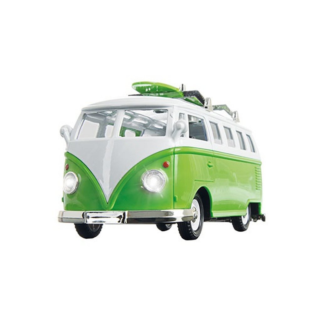 Metal Metal VW Bus + Light and Sound Assorti