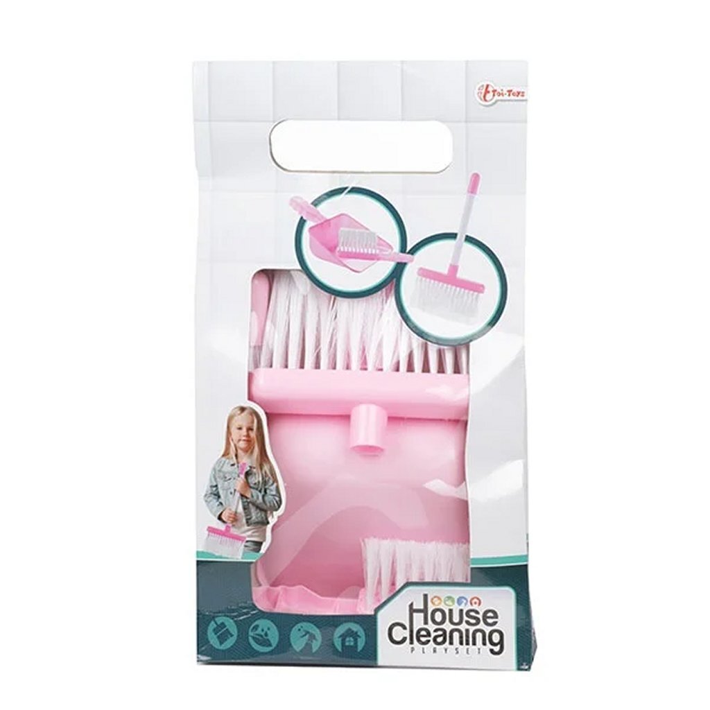 Toi-toys Nettaiteur ensemble Broom avec pelle à poussière et peut