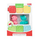 Petites étoiles Little Baby Stacking bloque 6 pièces + 2 animaux