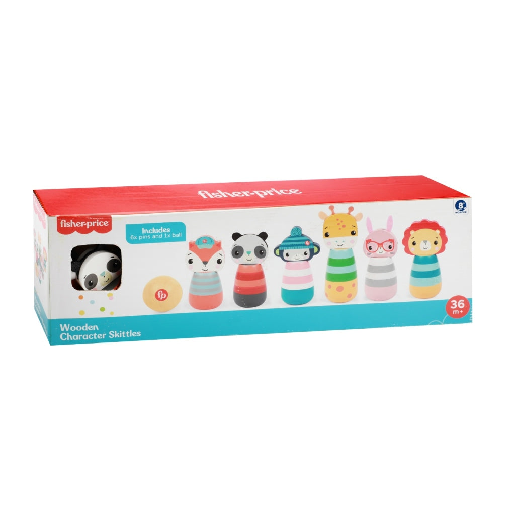 Fisher price jeu de quilles en bois animaux