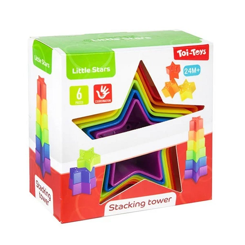 Petites étoiles Little Stack Tower Ster 6 pièces