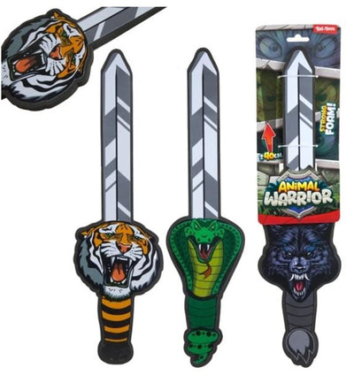 Toi-toys épée en mousse animal sauvage 42cm