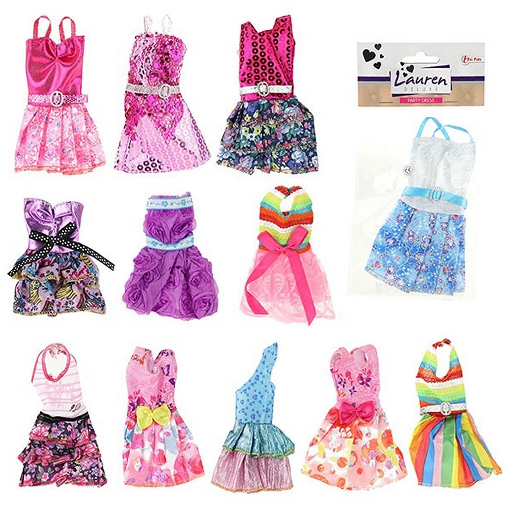 Robe Lauren pour une poupée adolescente différentes couleurs