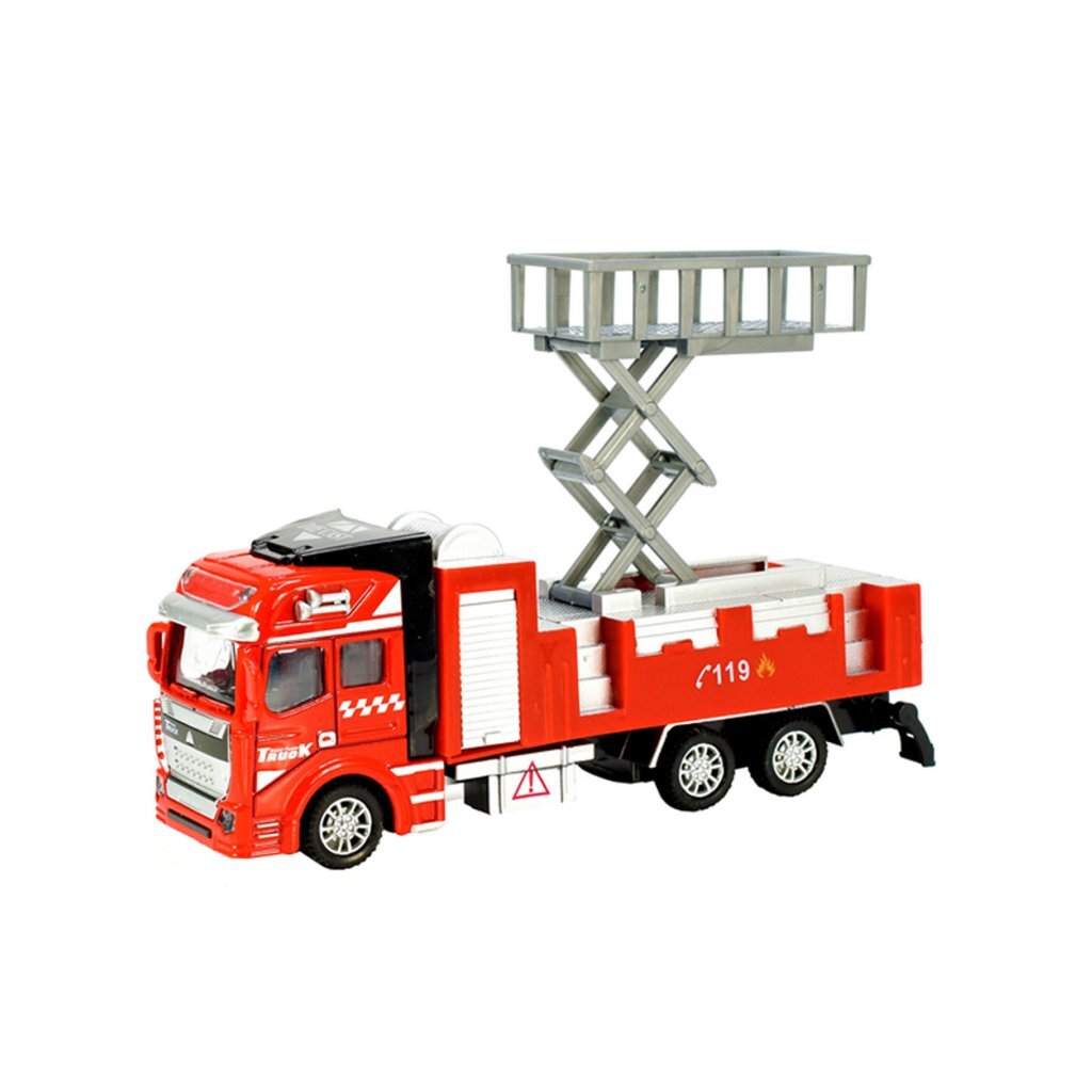 Camion de pompiers en métal en métal en métal